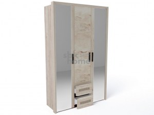 Мале Шкаф 3-х дверный с декоративным обкладом (SBK-Home)
